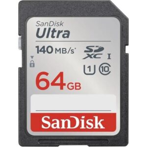 Sandisk Ultra 64GB 140MB/S Sdhc UhsI Hafıza Kartı SDSDUNB-64G