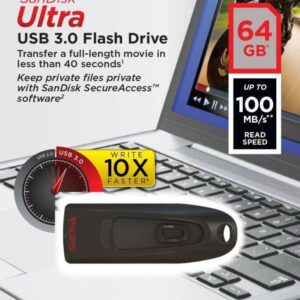 Sandisk Ultra 64GB USB 3.0 Flash Bellek SDCZ48-064G-U46