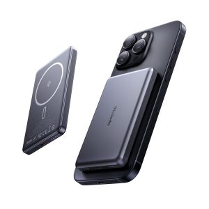 Mcdodo MC-4641 20W 5000MAH Metal Ultra İnce Kablosuz Powerbank Siyah