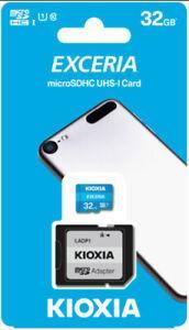 Kioxia Exceria 32GB MicroSDHC U1 Class 10 Hafıza Kartı LMEX1L032GG2