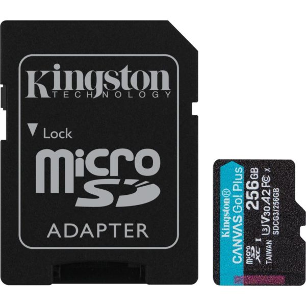 Kingston Canvas Go Plus 256GB Class 10 USH-I Hafıza Kartı SDCG3/256GB - Görsel 2
