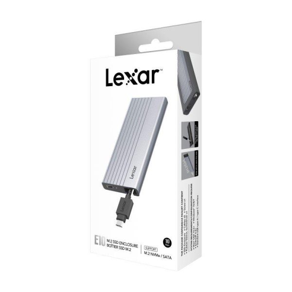 Lexar E10 Taşınabilir SSD M.2 SSD Kutusu USB 3.2 Gen2 - Görsel 2
