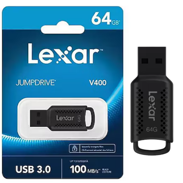 Lexar Jumpdrive 64GB V400 USB 3.0 Flash Bellek