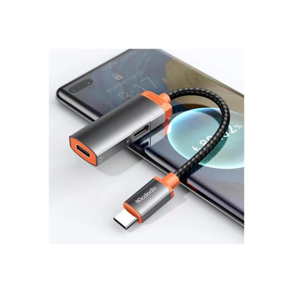 Mcdodo CA-0520 TypeC To Dual TypeC Audio Çevirici Adaptör-Siyah - Görsel 5