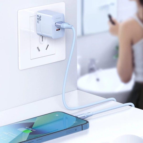 Mcdodo CA-1834 36W Usb İphone Hızlı Data-Şarj Kablo 1.2m-Mavi - Görsel 5