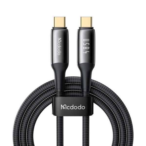 Mcdodo CA-2990 240W 4.0 TypeC TypeC Şarj Kablosu Siyah 1.2M