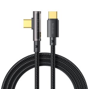 Mcdodo CA-3400 100W 5A TypeC TypeC Hızlı Şarj Kablo 1.2m-Siyah