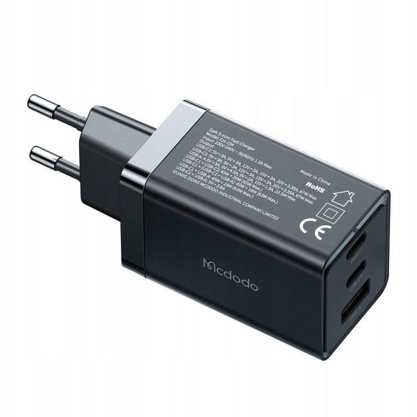Mcdodo CH-1542 65W GaN 5 Pro TypeC USB Girişli Hızlı Şarj Cihazı + Typec Kablo - Görsel 3