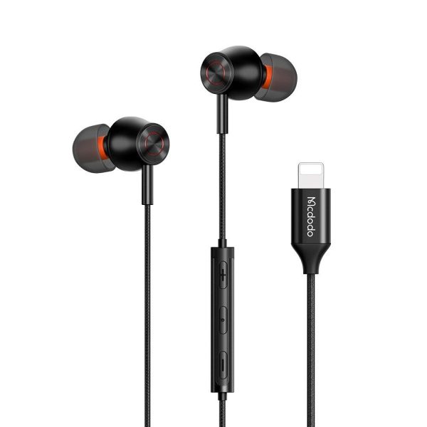 Mcdodo HP-3480 Mikrofonlu Lightning Kulaklık - Siyah - Görsel 2