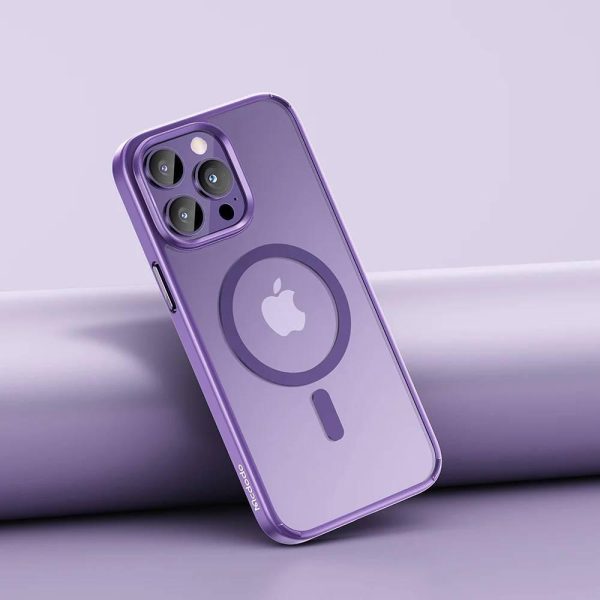 Mcdodo PC-5357 iPhone 15 Pro Uyumlu Magsafe Kılıf -Mor - Görsel 2