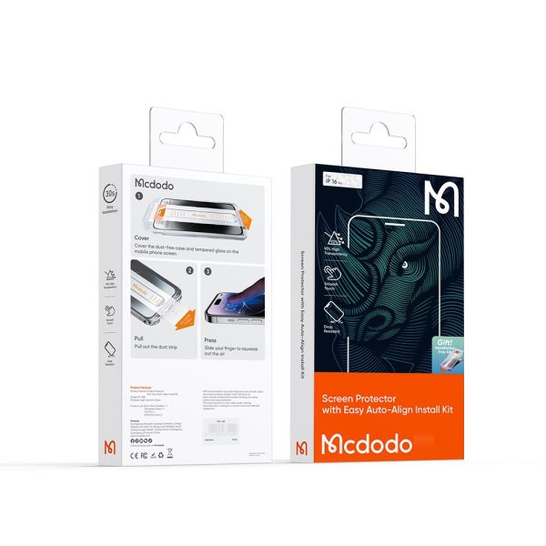 Mcdodo PF-6860 iPhone 16 Şeffaf Kırılmaz Cam - Görsel 5