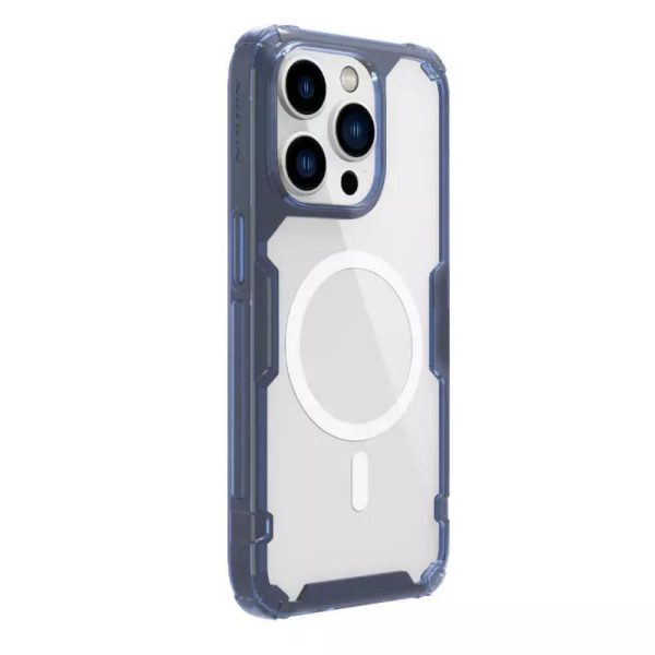 Nillkin TPU Pro Manyetik iPhone 14 Pro Uyumlu Kılıf - Mavi - Görsel 5