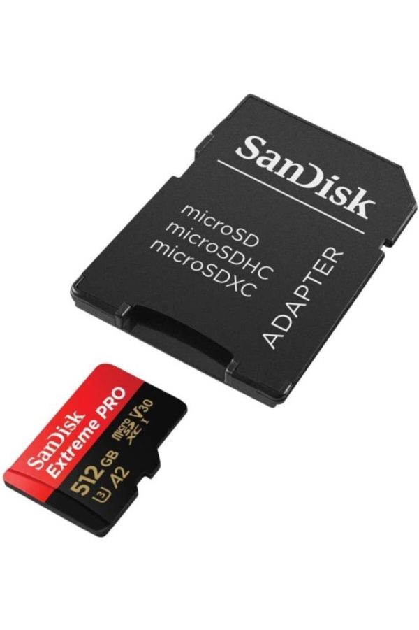 Sandisk Extreme Pro 512GB MicroSDXC UHS-I Hafıza Kartı 170MB/s SDSQXCZ-512G - Görsel 2