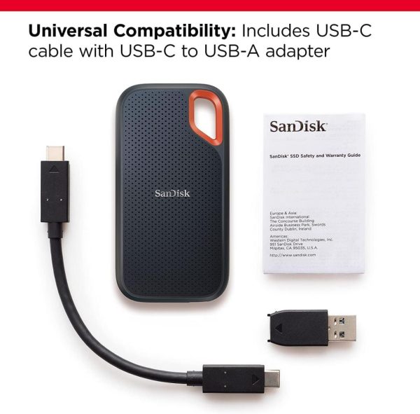 Sandisk Portable 2tb 1050MB/SN Taşınabilir SSD SDSSDE61-2TB - Görsel 2