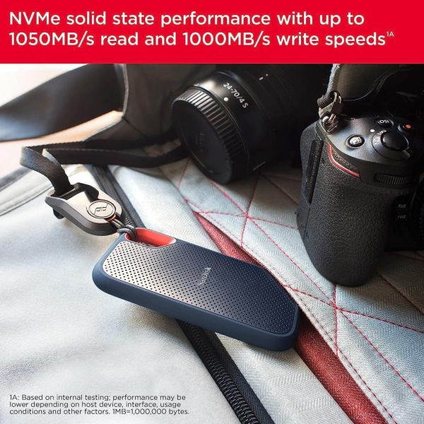 Sandisk Portable 2tb 1050MB/SN Taşınabilir SSD SDSSDE61-2TB - Görsel 5