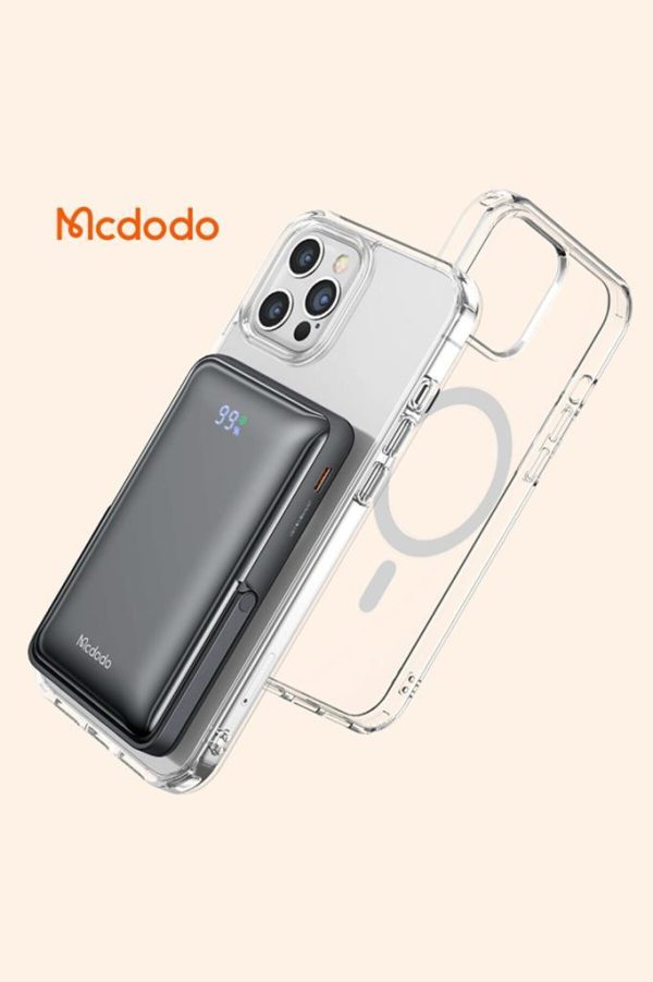 Mcdodo MC-0691 15W Magsafe 10000MAH Ekranlı Powerbank Gri - Görsel 5