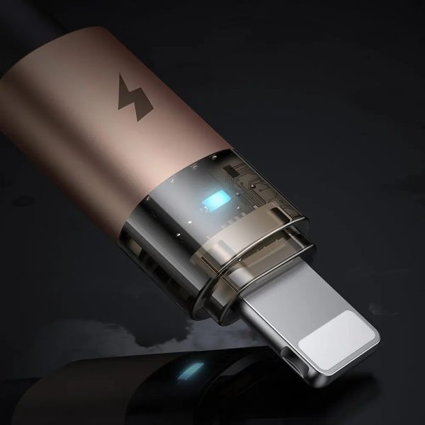 Mcdodo CA-6911 3A Işıklı Usb iPhone Şarj Data Kablosu 1.2m Siyah - Görsel 4