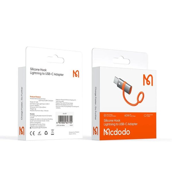 Mcdodo OT-5530 iPhone To TypeC Pd 60W Hızlı Şarj Dönüştürücü - Görsel 5