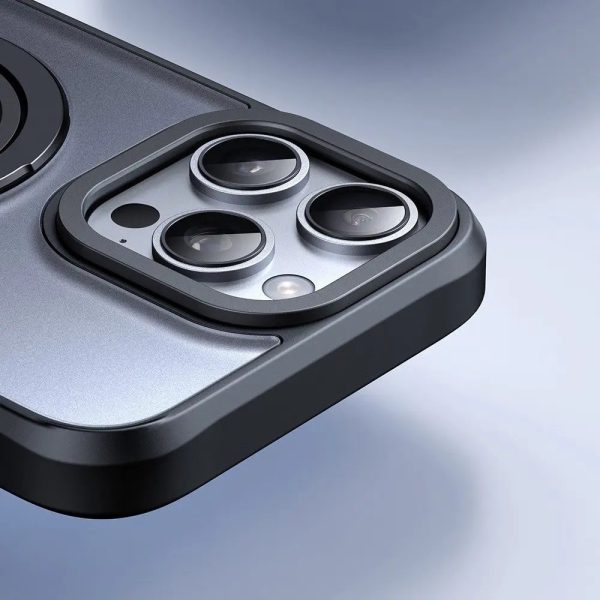 Mcdodo PC-4933 iPhone 16 Pro Max Halka Standlı Magsafe Siyah Kılıf - Görsel 7