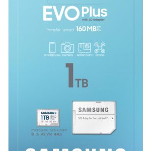 Samsung 1TB Evo Plus Microsd 160mb/s Hafıza Kartı MC1T0SA