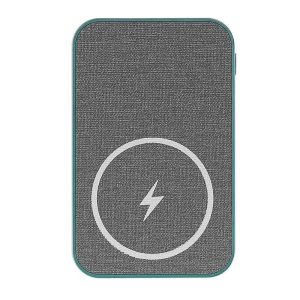 S-LINK P50 5000mah 22.5W Magsafe Standlı Taşınabilir Şarj Cihazı Powerbank Yeşil
